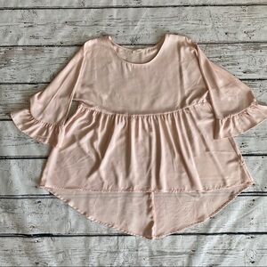 Les Amis light pink top